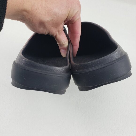 Oofos Oocloog Slip On Clog Womens 10 Red Sparkle Recovery Foam Comfort Mule Shoe - Picture 9 of 14